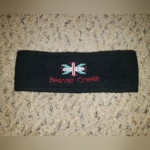 Vintage Beaver Creek fleece headband